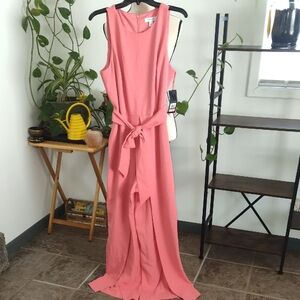Nine West Coral Sleeveless Maxi Dress